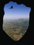 Descente en rappel jusqu'au bivouac sur le versant est du Poi Photographie par Bobby Model
