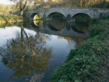 Antietam Creek Reflects the Arches of Burnside Bridge Photographic Print by Stephen St. John