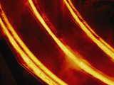 Molten Steel Flows Through a Steel Mill Fotografie-Druck von Paul Chesley