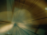 A View Inside a Tunnel from the Front of One of Japans Bullet Trains Photographie par Paul Chesley