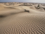 Wind-Rippled Patterns in the Sand of the Sahara Desert Photographic Print by Stephen Sharnoff