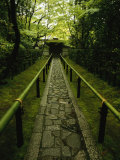 A Zen Path Leads to the Entrance to the Garden at Koto-In Photographic Print by Michael S. Yamashita