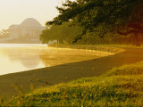 Hazy Shot of the Tidal Basin at Potomac Park Photographic Print by Kenneth Garrett