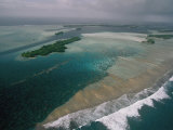 A Ship Channel Marks a Link in the Line Islands Photographic Print by Randy Olson