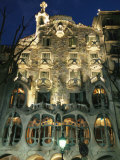 Exterior View of an Antoni Gaudi Building in Barcelona Photographic Print by Richard Nowitz