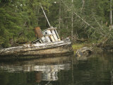 Remolcador abandonado en la orilla del puerto de Barnard Lámina fotográfica por Richard Nowitz Remolcador abandonado en la orilla del puerto de Barnard Lámina fotográfica por Richard Nowitz