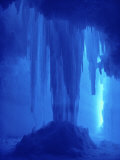 An Underwater Ice Cave in Mcmurdo Sound Photographic Print by Bill Curtsinger
