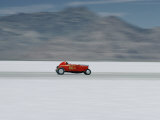 Speed Trials on the Bonneville Salt Flats Photographic Print by Walter Meayers Edwards