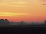 Fog-Shrouded Virginia Countryside Photographic Print by Medford Taylor