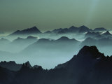 La pollution de l'air s'installe sur les Alpes françaises Photographie par Paul Chesley