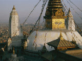 Swayambhunath Stupa is the Most Ancient of All the Holy Shrines in Kathmandu Valley Photographic Print by Maria Stenzel