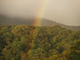 Rainbow over Monteverde Cloud Forest, Monteverde, Costa Rica Photographic Print by Skip Brown