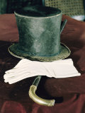 Abraham Lincolns Hat, Cane, and Gloves Photographie par Joe Scherschel