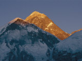 Mount Everest is Seen in the Evening Light Photographic Print by Bobby Model