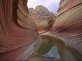 Erosion Has Created a Swirling Pattern in the Rocks Photographie par Melissa Farlow
