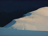 Mont Blanc with Climbers Photographic Print by George F. Mobley