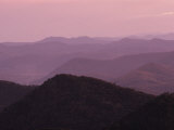 Twilight over Virginias Blue Ridge Mountains Photographic Print by Medford Taylor