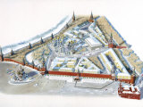 Diagram of the Kremlin Photographic Print by Terry Rutledge