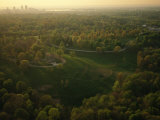 Aerial Over the Cherokee and Iroquois Parks Photographic Print by Melissa Farlow