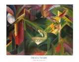 Vert forêt Affiche par Franz Marc