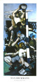 Footbal Players Prints by Max Beckmann