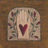 Hand n' Heart Posters par David Harden