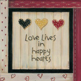 Karen Tribett - Love Lives in Happy Hearts - Sanat Karen Tribett - Love Lives in Happy Hearts - Sanat