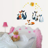 Katten Muursticker Katten Muursticker