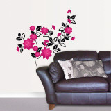 Pink Roses Wall Decal Pink Roses Wall Decal