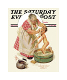 Saturday Morning Bath, c.1932 Prints by Joseph Christian Leyendecker