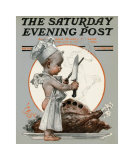 Thanksgiving Cherub, c.1909 Láminas por Joseph Christian Leyendecker