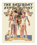 Rowing Team, c.1932 Prints by Joseph Christian Leyendecker