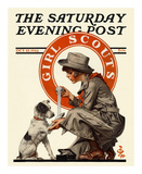 Girl Scout, c.1924 Kunstdrucke von Joseph Christian Leyendecker