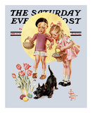 Easter Egg Hunt, c.1933 Prints by Joseph Christian Leyendecker