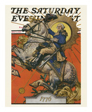 George Washington on Horseback, c.1927 Prints by Joseph Christian Leyendecker