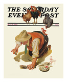 Hens and Gardner, c.1935 Prints by Joseph Christian Leyendecker