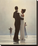 Dance Me to the End of Love Stretched Canvas Print by Jack Vettriano