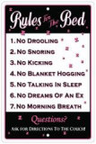 Rules for the Bed ティンサイン