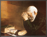 Daily Bread Framed Canvas Print
