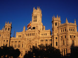Palacio De Comunicaciones on Plaza De Cibeles Housing the Central Post Office, Madrid, Spain Photographic Print by Krzysztof Dydynski