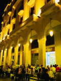 People Dining Al Fresco in Downtown Area, Beirut, Lebanon Photographic Print by Bethune Carmichael