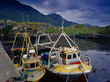 Trawlers at Rosroe in Killary Harbour, Connemara, Ireland Photographic Print by Gareth McCormack