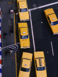 Aerial View of Taxis, New York City, USA Photographie par Peter Hendrie