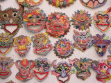 Traditional Masks or "Tinajone," Camaguey, Cuba Photographic Print by Rick Gerharter