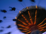 Fun Fair Ride at Melbourne's Annual Moomba Festival, Melbourne, Australia Photographic Print by John Banagan