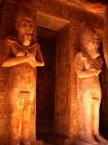 Statues of Ramesses Inside Hypostyle Hall, Abu Simbel, Egypt Photographic Print by Anders Blomqvist