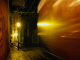 Funicular Tracks of Elevador Da Gloria, Lisbon, Portugal Photographic Print by Martin Moos