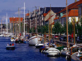 Christianshavn Canal, Copenhagen, Denmark Photographic Print by Anders Blomqvist