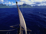 Mainstay of Tallship, Bora Bora, the French Polynesia Photographie par John Borthwick