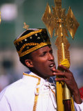 Boy Deacon on Duty at Meskal Festival Wearing Traditional Priestly Garb, Asmara, Eritrea Fotografisk tryk af Frances Linzee Gordon Boy Deacon on Duty at Meskal Festival Wearing Traditional Priestly Garb, Asmara, Eritrea Fotografisk tryk af Frances Linzee Gordon
